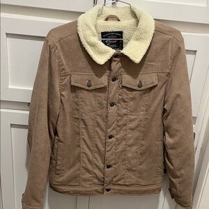 Trucker Brown Sherpa-Collar Jacket!